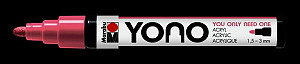 Marabu YONO akrylový popisovač 1,5-3 mm - růžový