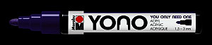 Marabu YONO akrylový popisovač 1,5-3 mm - fialový