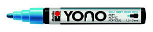 Marabu YONO akrylový popisovač 1,5-3 mm - akvamarínový