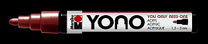 Marabu YONO akrylový popisovač 1,5-3 mm - růžovozlatý