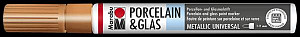 Marabu Popisovač na sklo/porcelán 1-2 mm - měděný