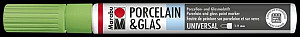 Marabu Popisovač na sklo/porcelán 1-2 mm - světle zelený