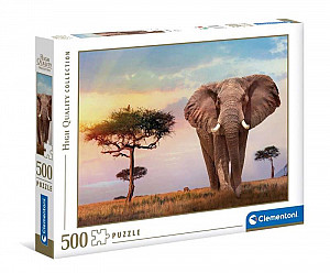 Clementoni Puzzle - Africký západ slunce, 500 dílků