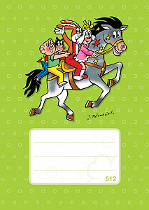 Školní sešit Čtyřlístek 512 - linkovaný A5 / 10 listů