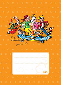 Školní sešit Čtyřlístek 513 - linkovaný A5 / 10 listů