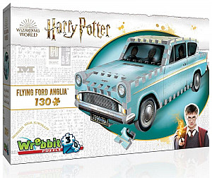 Harry Potter: Puzzle Wrebbit 3D - Létající Ford Anglia / 130 dílků