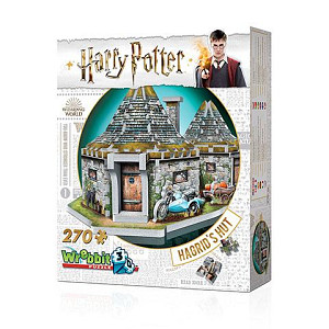 Harry Potter: Puzzle Wrebbit 3D - Hagridova chýše / 270 dílků