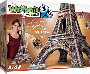 Puzzle Wrebbit 3D: Eiffelova věž / 816 dílků