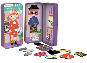 MierEdu Cestovní magnetické puzzle - módní návrhářka