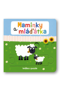 Maminky a mláďátka - Knížka s puzzle