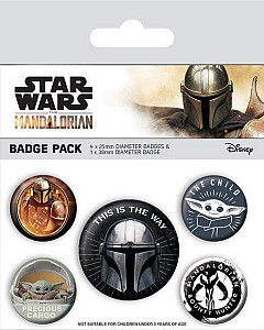 Sada odznaků - Mandalorian