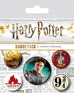 Harry Potter Sada odznaků - Nebelvír