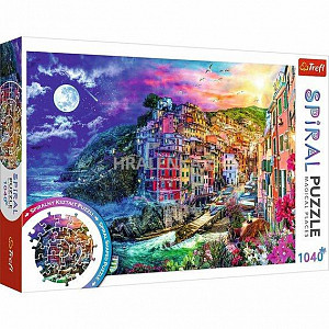 Spiral puzzle: Kouzelný záliv, Cinque Terre / 1040 dílků