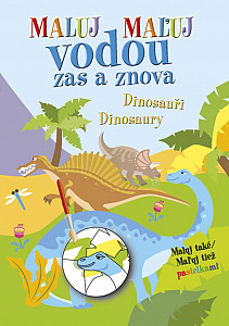 Maluj vodou zas a znova Dinosauři