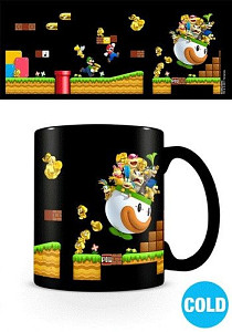 Hrnek Super Mario - Gold coin rush 315 ml, měnící