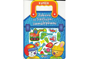 Modrý kufřík - Zábava se třpytivými samolepkami