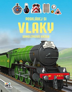 Poskládej si Vlaky - Samolepková knížka
