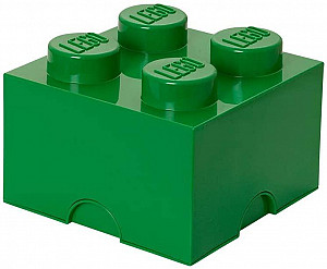 Úložný box LEGO 4 - tmavě zelený