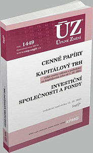 ÚZ č. 1580 - Cenné papíry, Kapitálový trh, Investiční společnosti a fondy, Komoditní burzy