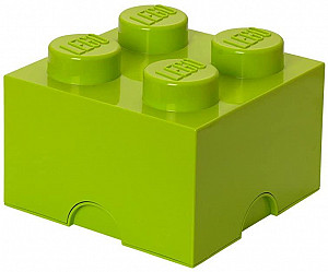 Úložný box LEGO 4 - světle zelený