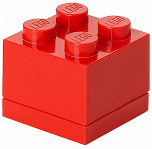 Úložný box LEGO Mini 4 - červený
