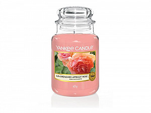 YANKEE CANDLE Sun-Drenched Apricot Rose svíčka 623g