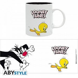 Looney Tunes Hrnek keramický - Tweety Sylvester (objem 320 ml)