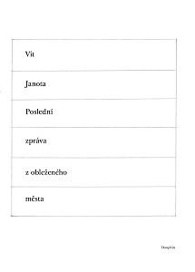 Poslední zpráva z obleženého města