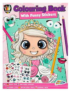 Grafix Omalovánky A4, 24 listů - mix 2 motivů