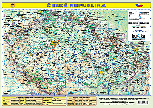 Česká republika - mapa A3 lamino