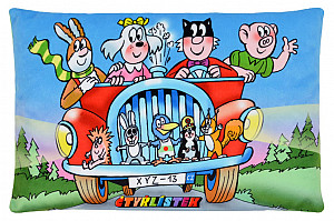 Čtyřlístek - Polštář Auto/32x21 cm