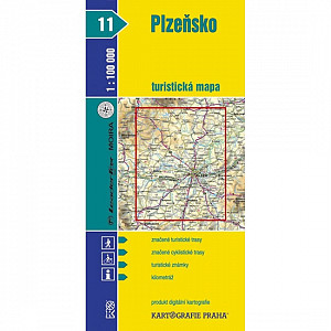 Plzeňsko 1:100 000