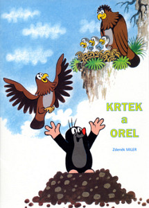 Krtek a orel - omalovánka
