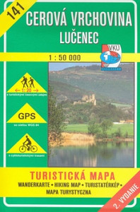 Cerová vrchovina Lučenec 1:50 000