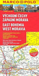Východní Čechy, zápaní Morava 1:200 000