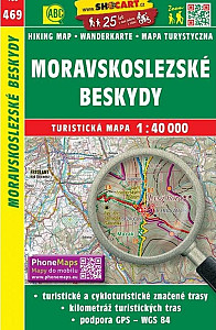 Moravskoslezské Beskydy 1:40 000