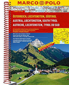 Rakousko, Liechtenstein, Südtirol/atlas-sešit 1:200 000 MD