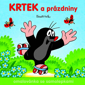 Krtek a prázdniny - omalovánka