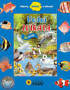 Vodní zvířata 8x puzzle