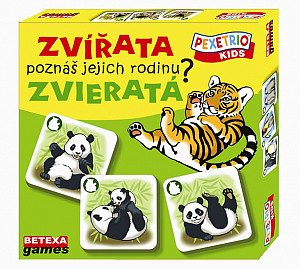 Pexetrio Kids Zvířata Poznáš jejich rodinu?