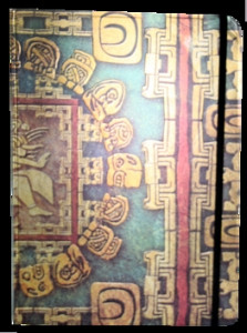 Zápisník s gumičkou A4 210x290 mm mayské ornamenty