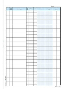 Pokladní kniha, A4, 51 listů, NCR