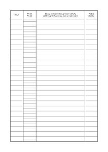 Provozní deník stroje, A4, 22 listů