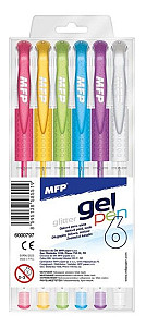 Gelové pero Glitter set 6ks