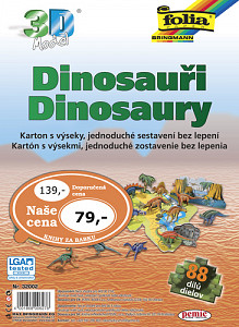 3D model Dinosauři
