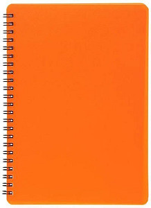 Plastic blok NEON oranžový A5, linka, 60 listů