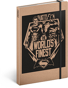 NOTIQUE Notes Batman vs. Superman – Battle, linkovaný, 13 x 21 cm