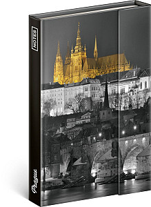 NOTIQUE Notes Praha – Jakub Kasl, linkovaný, 11 x 16 cm