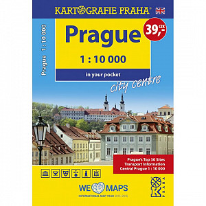Prague City centre in your pocket 1 : 10 000