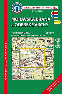 KČT 60 Moravská brána a Oderské vrchy 1:50 000